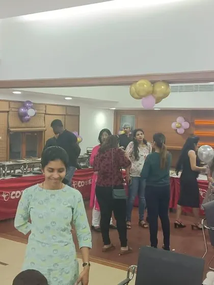 Guests enjoying our food at a casual birthday get-together. We aim to create a relaxed and happy atmosphere where the food service is effortless.