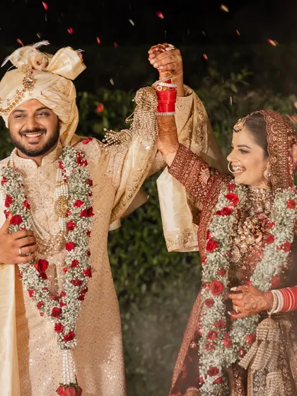 A moment of pure celebration! My makeup is designed to last through all the dancing and joy of a wedding.
