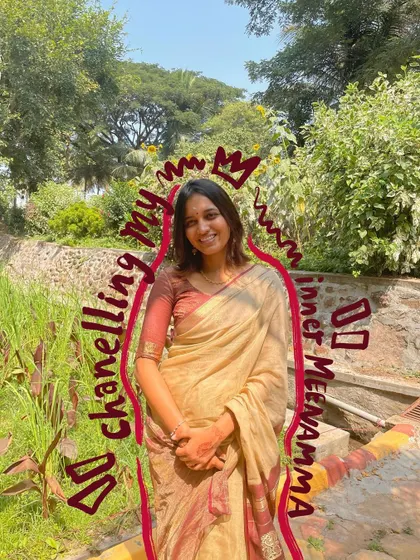 Channeling my inner Meenamma from Chennai Express in this classic saree look.