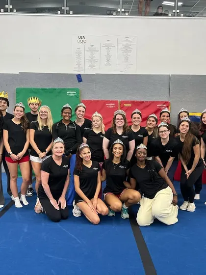 Our team celebrating Prince & Princess week. This group photo shows just how much fun we have getting into character to make our themed events special for the kids.