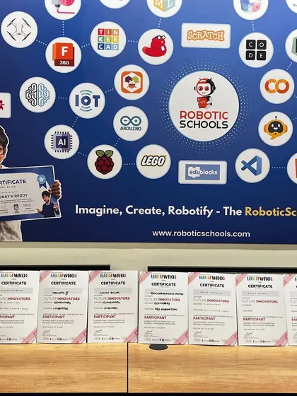 A collection of certificates awarded to our students at the WRO India 2024 event. Each one represents a journey of learning, building, and innovating.