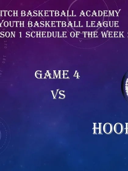 The schedule announcement for Game 4 of Season 1, a clash between two winners from Week 1.