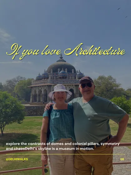 If you love Architecture, explore the contrasts of domes and colonial pillars. Delhi's skyline is a museum in motion, and we are your guides to its wonders.