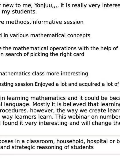 A collection of positive comments from a CENTA webinar, with participants calling the session 'very useful,' 'innovative,' and 'excellent'.