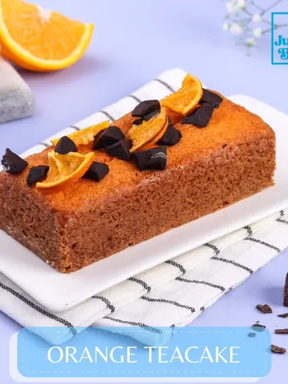 My Orange Chocolate Teacake is what started it all. It's a soft, zesty orange cake dotted with chocolate chunks, reminding me of childhood orange toffees.