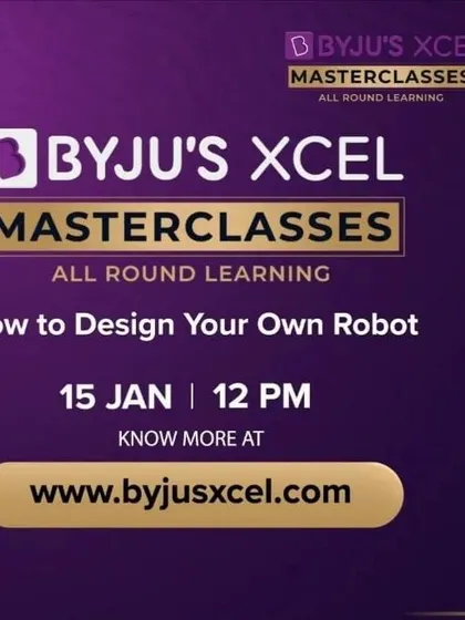 We were super excited to partner with Byju's for a live Masterclass on how to design and build your own robot. It was a great opportunity to share our passion with a huge audience.