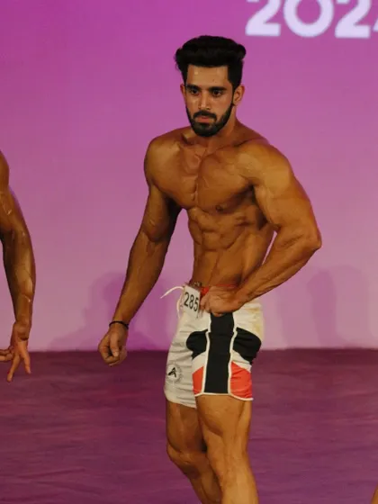 A shot from the judging round at a championship event.