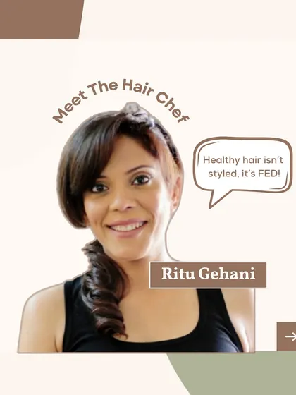 Meet the Hair Chef! My philosophy is simple: healthy hair isn't just styled, it's FED. I'm here to feed your hair and scalp with the best natural ingredients and scientific care.