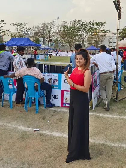 Enjoying the atmosphere at the Garden City Chapter's GSD Speciality Show. It's always a pleasure to be surrounded by fellow dog lovers and beautiful animals.