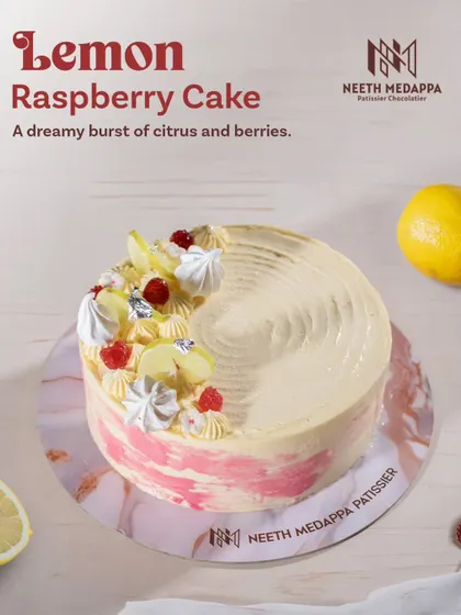A dreamy burst of citrus and berries. My Lemon Raspberry Cake is fresh, light, and layered to perfection.
