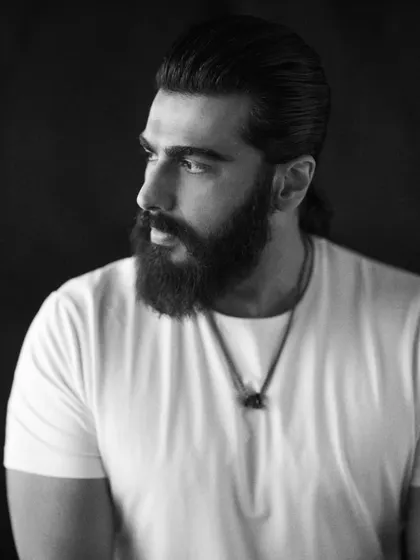 A classic, strong profile that showcases a timeless look.