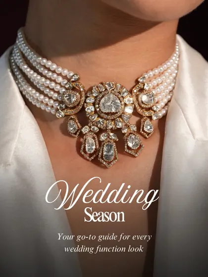 This is where your story begins. I believe every wedding function deserves its own sparkle, and I am here to help you find the perfect heirloom pieces, from a statement Polki and pearl choker for the main day to elegant sets for more intimate rituals.