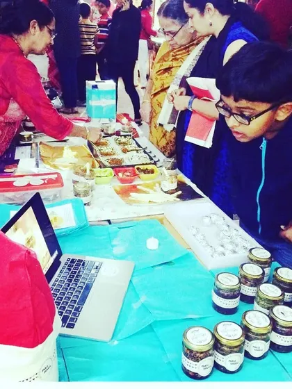 A throwback to one of our early Christmas market stalls. It's been a wonderful journey of growth.