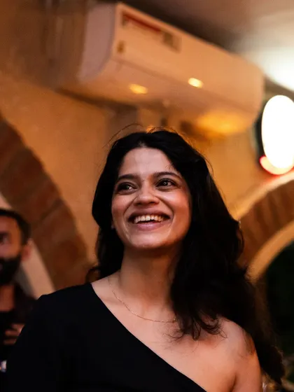 A happy moment captured during a Sunday night gig. My goal is to make sure everyone leaves with a smile.