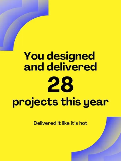 A big milestone: we designed and delivered 28 projects last year. We're so proud of our team and grateful to our clients.