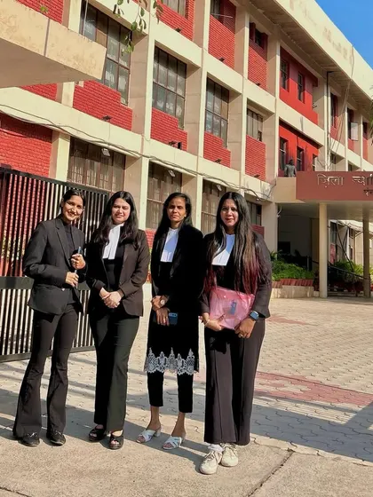 With my colleagues outside the District Court in Panchkula. Collaboration and a strong network are essential in the legal profession to ensure comprehensive service for our clients.