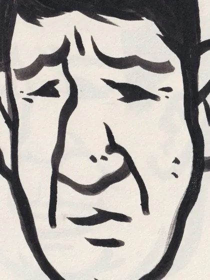 A portrait showing a more weathered and thoughtful expression. This style is effective for creating character concepts with a strong personality.