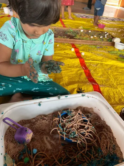 This is a collection of additional photos from my events. They show more of the setups, materials, and happy children in action.