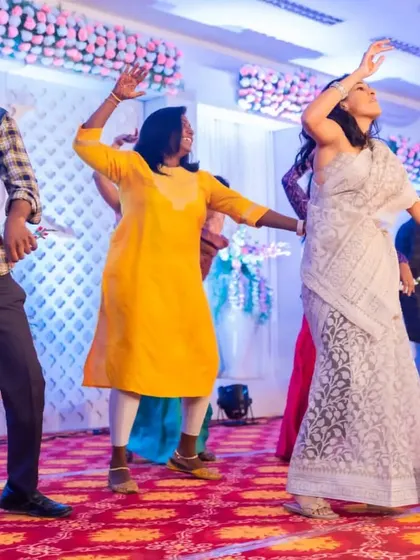 A last-minute performance that turned out beautifully. This image shows that with a little coordination and a lot of enthusiasm, we can help you pull off a fantastic dance number even without much prep time.