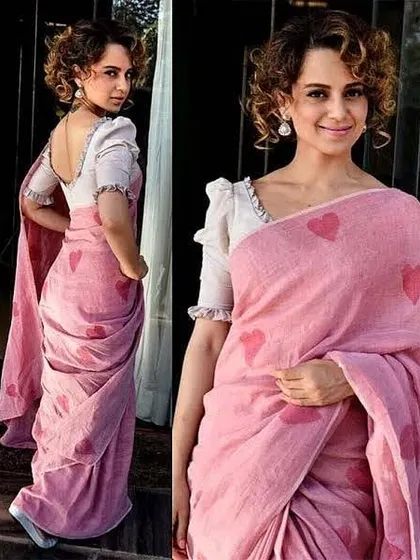 Even a simple blouse can be elevated with unique details like these ruffled puff sleeves. I can add small, custom touches to any design to make it special.