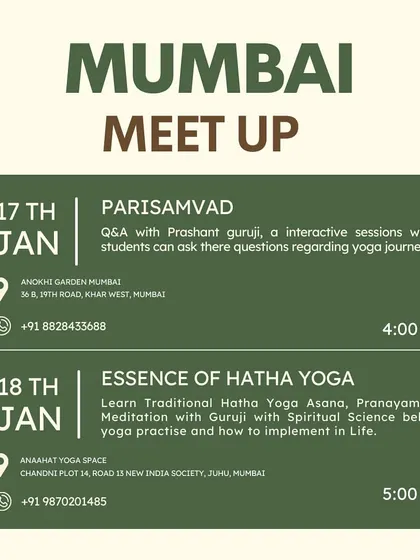 We were honored to host Prashant Sir from Yoga Vidya School for a special Q&A session, connecting students and teachers on their yoga journey.
