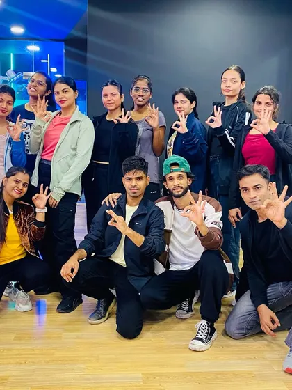 Our 8-9 PM Bollywood team after a great session. This is where friendships are made and dance skills are born.