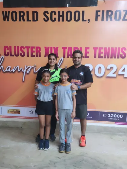Two of our bronze medalists from the CBSE Cluster tournament. Their performance qualified them for the CBSE Nationals.