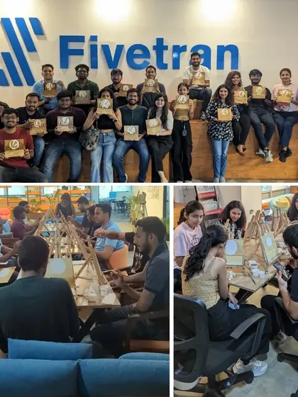 We've been busy collaborating with some amazing brands like Fivetran to promote employee engagement and well being. Art workshops are a powerful tool for digital detox and mental health, and we're proud to help organizations prioritize their teams.