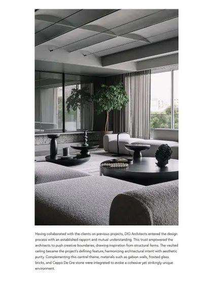 A screenshot from the Design Milk feature on Vaulted Haus, detailing our collaborative process with the client.