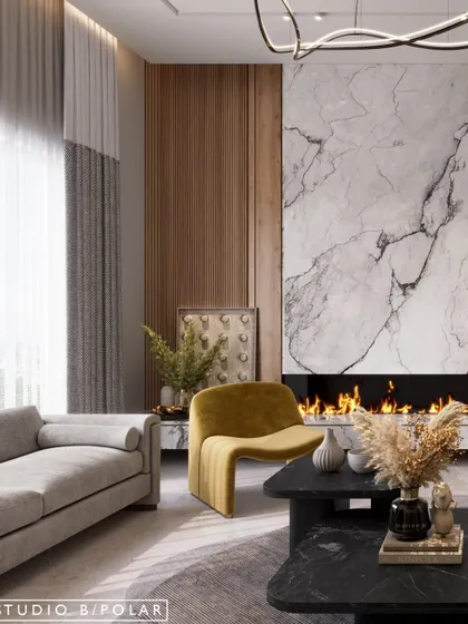 A collection of images from various projects showcasing our range of styles, from modern minimalism and warm contemporary to bold, colorful, and eclectic designs.