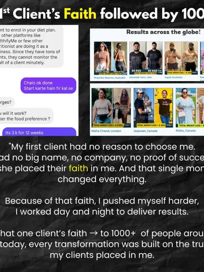 This is my story of how faith changed my life. I took a leap of faith in 2020, quitting my corporate job at Amazon & PayPal to become a coach. It was my wife's and parents' unshakable faith that gave me the strength to turn my passion into my profession, going from one client to over 1000 globally.