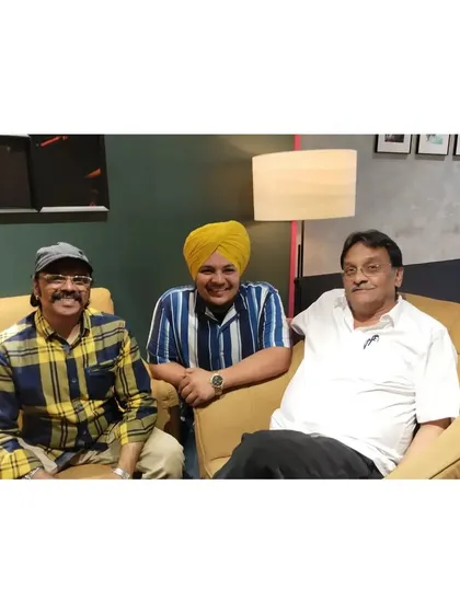 With the respected Jayanti Gosher ji and Girish Vishwa sir. I am grateful for the chance to meet and learn from such experienced figures in the music world.
