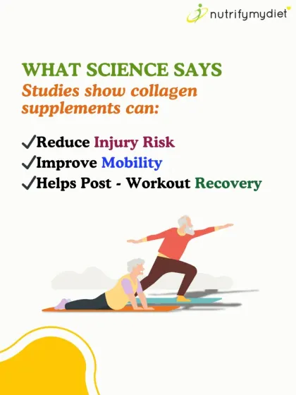 What does the science say? Studies show collagen supplements can help reduce injury risk, improve mobility, and aid post-workout recovery.