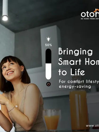 We bring smart homes to life by focusing on comfort and energy savings. Our app allows you to easily dim lights, schedule devices, and monitor energy usage, all from your phone.