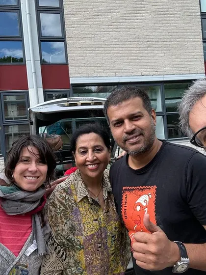 Another group selfie with my international band. Touring and performing together creates a bond that is like family.