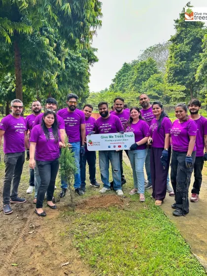 The Telus team in their purple shirts, ready to make a difference. The enthusiasm of our volunteers is the fuel that powers our mission.