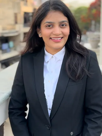 A confident and direct portrait. I am ready to take on your case and fight for your rights in court.