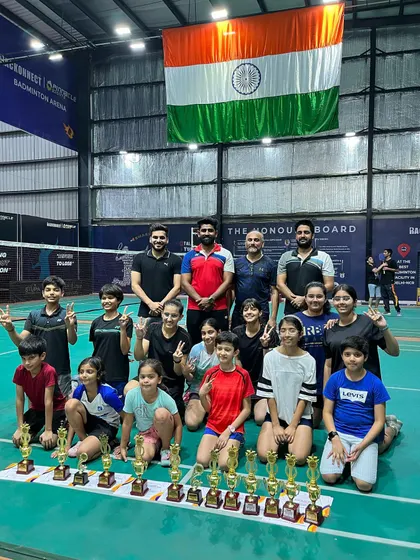 The entire Deuce team celebrating our impressive trophy haul at the Gurgaon District Championship in 2023. This is what collective hard work and dedication looks like.