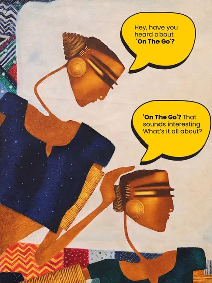 A playful graphic announcing our upcoming 'On The Go' event in Kochi, just eight days away.