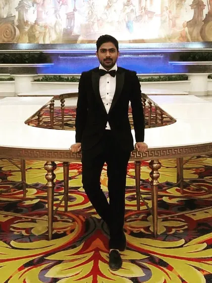 I believe in the timeless power of a classic black tuxedo. This piece, tailored for a member of the Sabre clan, showcases the sharp silhouette and flawless fit that defines my formal wear. It’s the perfect statement of elegance for any black-tie event or formal celebration.