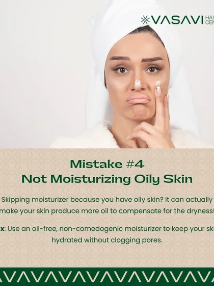Many people with oily skin make the mistake of not moisturizing. Skipping this step can actually make your skin produce more oil to compensate for the dryness. An oil-free, non-comedogenic moisturizer is essential.