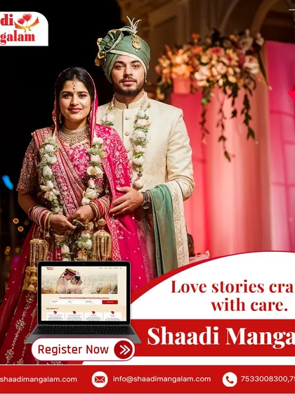 We craft love stories with care, ensuring every detail of your wedding journey is magical. This couple's portrait is a testament to a dream turned into reality.