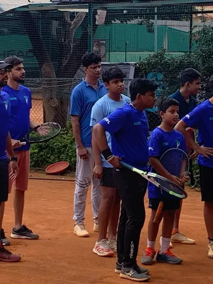 Our advanced batch of players, focused and ready for a demanding training session. This is where serious players come to elevate their game.