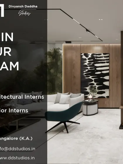 DD Studios in Bangalore is looking for Architectural and Interior Interns to join their team.
