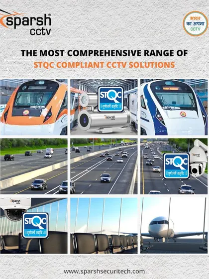 From high-speed trains and expressways to secure airports, I provide the most comprehensive range of STQC-compliant CCTV solutions. My technology is proudly made in India and trusted to secure the nation's transport infrastructure.