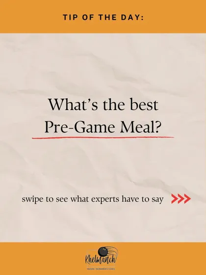 What's the best pre-game meal? We bring in experts like renowned Sports Nutritionist Shruti Kainya to answer these crucial questions for our athletes.