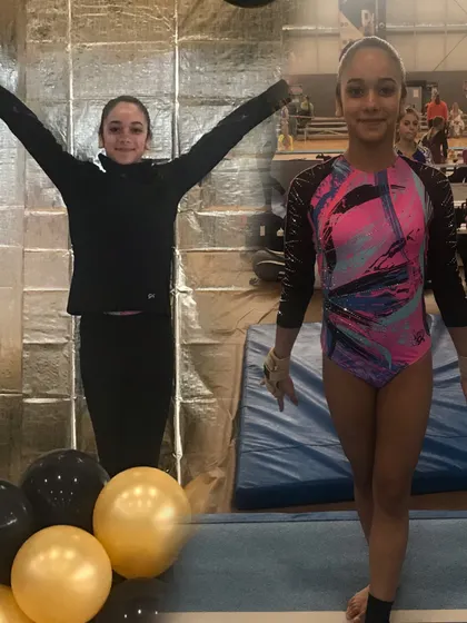 This Gold athlete's hard work paid off, earning her a spot at the regional meet.