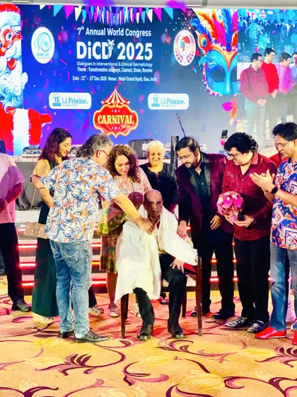 A truly special moment from DICD 2025: the felicitation of my mentor, Dr. S. S. Savant, with the Lifetime Achievement Award. A legacy that inspires us all.