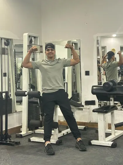 Showing off the gains.