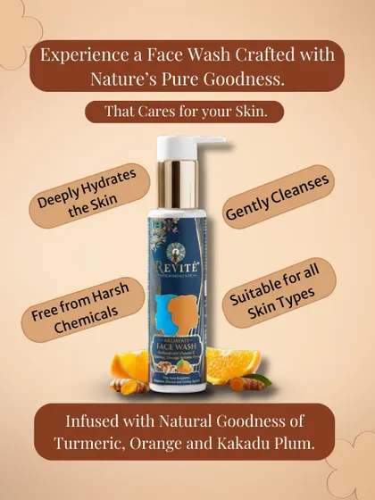 This is what a face wash crafted with nature's pure goodness looks like. My Ardayati Vitamin C cleanser is infused with turmeric, orange, and Kakadu plum to gently cleanse, deeply hydrate, and suit all skin types.